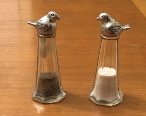 salt and pepper shakers, unity in the body of Christ, is christ divided,