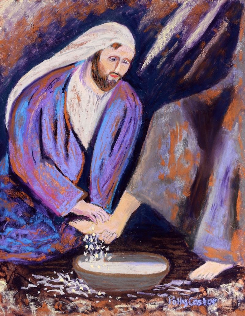 Jesus washing feet, be more like Jesus