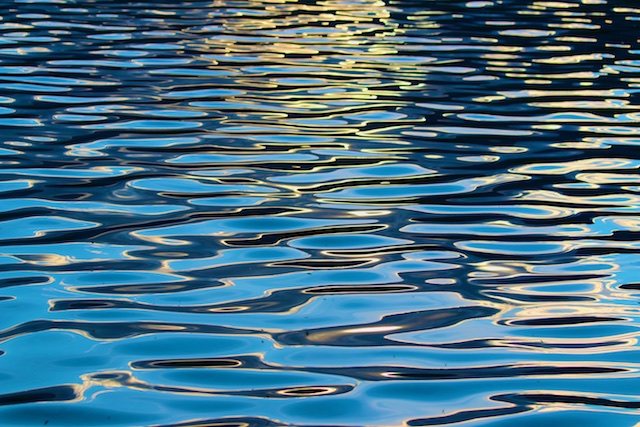 water ripples, think like Jesus