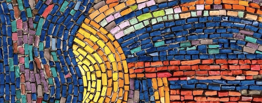 colorful mosaic, how to be joyful