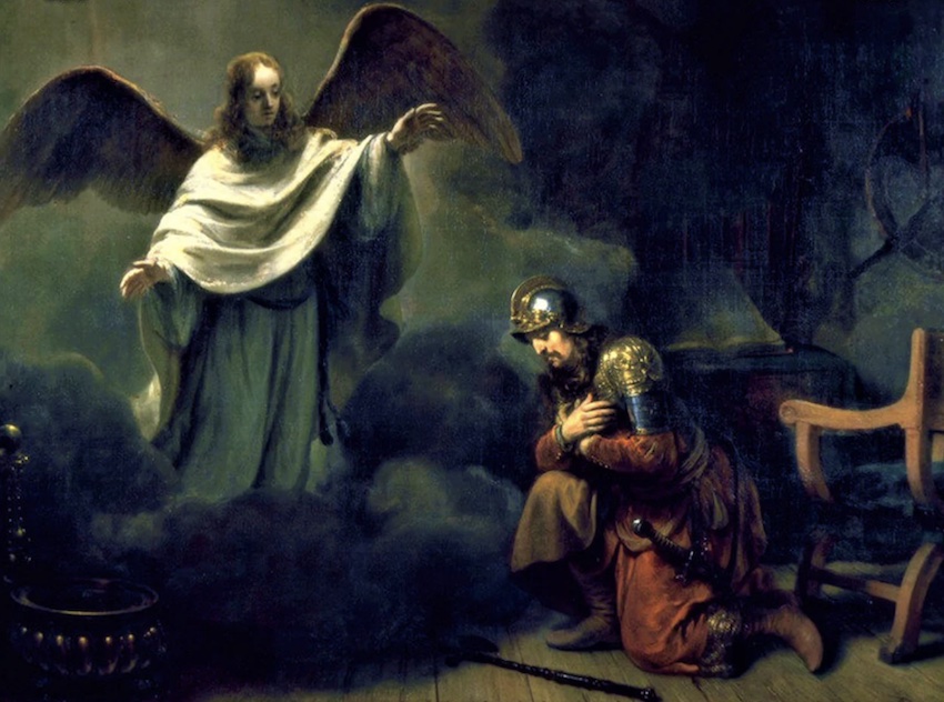 Cornelius and the angel, Vision of Cornelius The Centurion by Gerbrand Van Den Eeckhout, sharing your faith