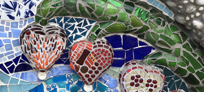 mosaic of bleeding hearts, covenant relationship