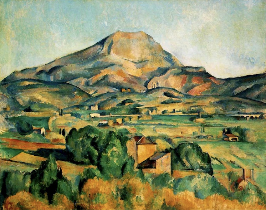 Mont Sainte Victoire painting by Paul Cézanne, to grow spiritually