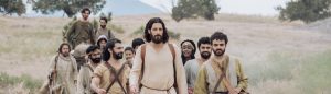 Season 4 of The Chosen Jesus with his disciples, keep following Jesus