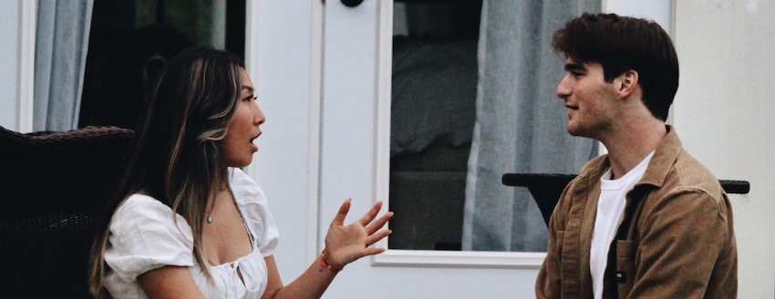 man and woman talking, evangelism today, spirit of evangelism