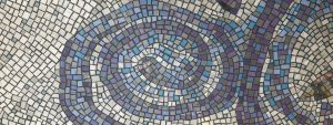 blue swirl mosaic, Christian unity