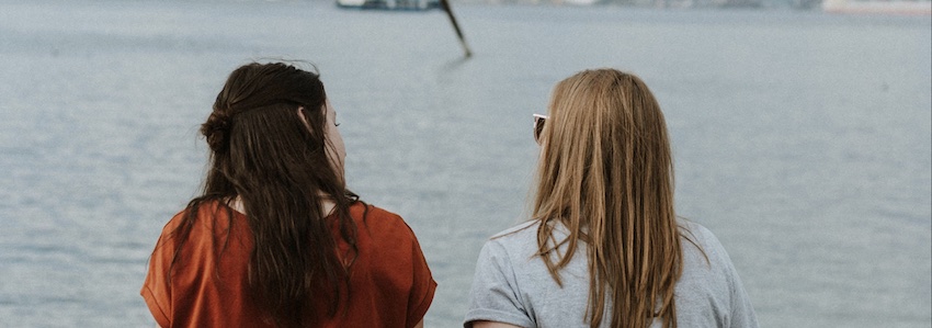 2 girls talking, spiritual progress