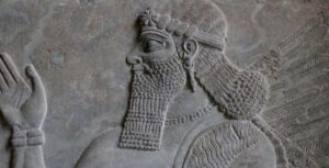 Bas relief of Nebuchadnezzar, corrupt leaders