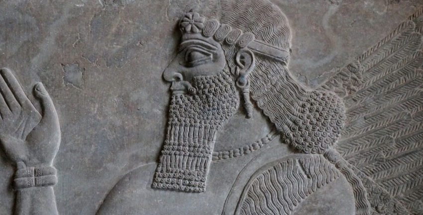 Bas relief of Nebuchadnezzar, corrupt leaders