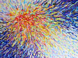 pastel painting entitled Confidence, true confidence