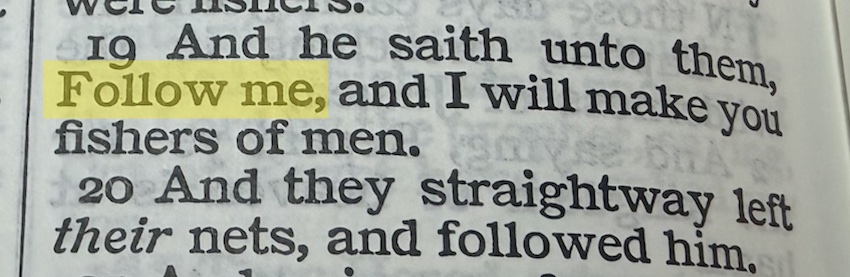 Bible verse, to be a Christian